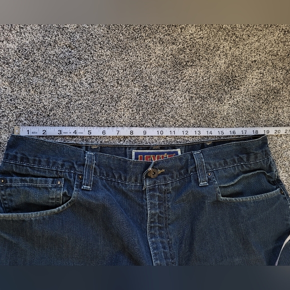 Levi's The Original Jeans Blue Denim Loose Straight 569 W40 L32 - Picture 8 of 13